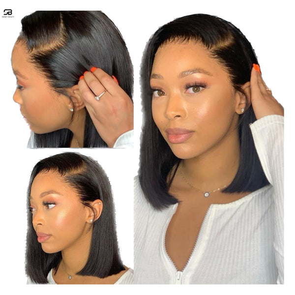 Bob Straight 13x4 Lace Front Human Hair Wig