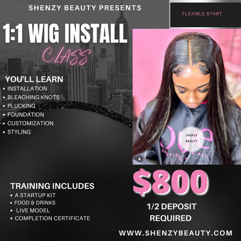 1 ON 1 WIG INSTALL CLASS